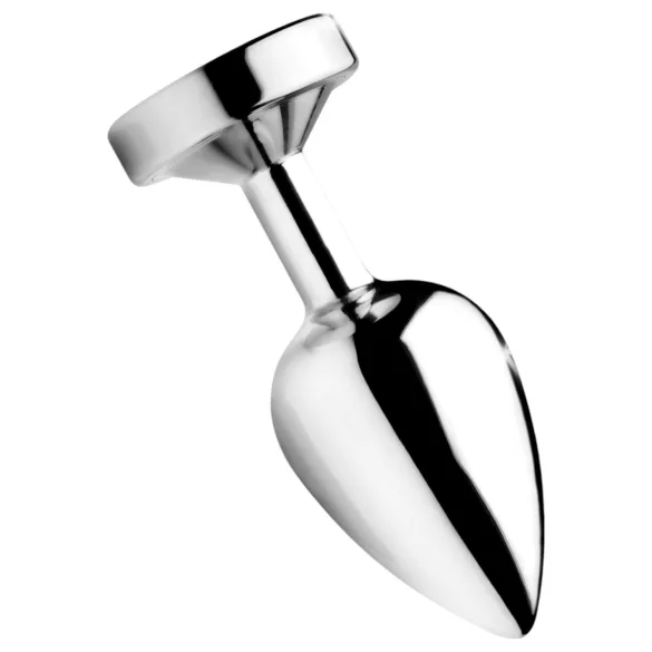Booty Sparks - plug anal luminoso - grande - plateado