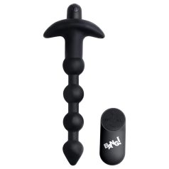 Bang! - vibrador anal recargable con radio (negro)