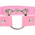 Serie Maestra Kinky Kitty - Collar para Gato con Anillo (Rosa)