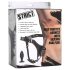 Strict - Cinturón de castidad masculino con plug anal (negro)