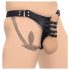 Strict - Cinturón de castidad masculino con plug anal (negro)