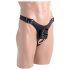 Strict - Cinturón de castidad masculino con plug anal (negro)