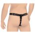 Strict - Cinturón de castidad masculino con plug anal (negro)