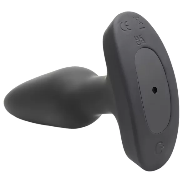 Booty Sparks Laser - vibrador anal recargable inalámbrico - silicona negra