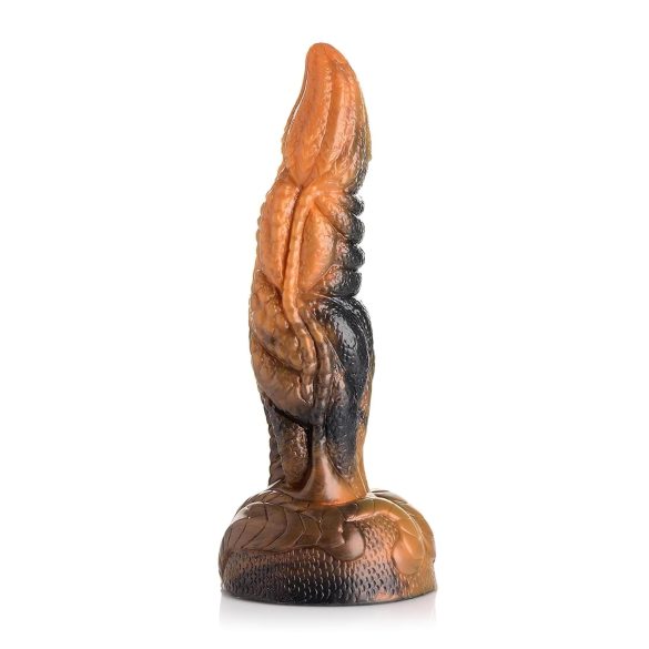 Ravager Creatura: Dildo Texturizado de Silicona - 20cm (naranja)