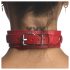 Arnés corporal rojo con cuello - M/L