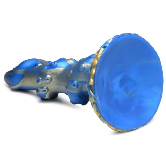 Creature Cocks Kraken - dildo tentáculo espiral - 21cm - dorado azul