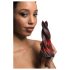 Beso Infernal - Dildo de Silicona Torcida 19cm (Rojo)