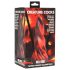 Beso Infernal - Dildo de Silicona Torcida 19cm (Rojo)