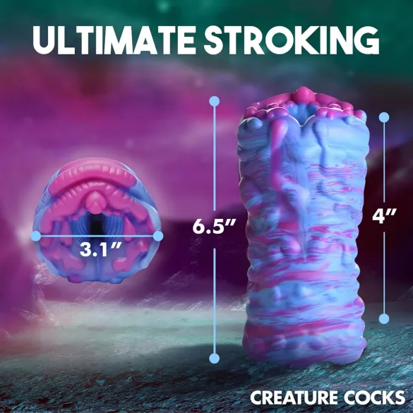 Creature Cocks Cyclone - masturbador alienígena de silicona - lila rosa