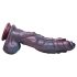 Doble Placer Hidra - Dildo Silicona 27cm (Púrpura)