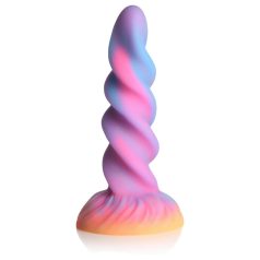   Creature Cocks Moon Rider - dildo unicorno luminiscente (lila-rosa)