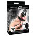 XR Brands - plug anal vibrador inflable - silicona negro