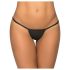 Mapalé - tanga micro brillante (negro) - M/L