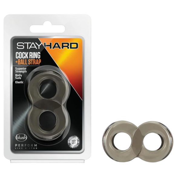 Stay Hard - anillo para pene y testículos (gris)