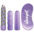 Stoner Bonga Bunga - Set de Vibradores en Barra (4 piezas) - Morado