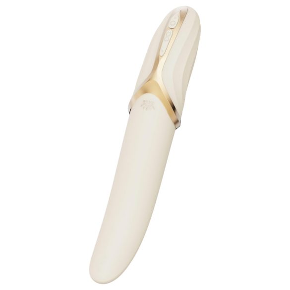 Zalo Eve - vibrador recargable con calor giratorio (blanco)
