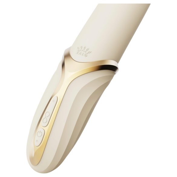 Zalo Eve - vibrador rotativo recargable con calor - silicona blanca