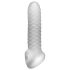 Fat Boy Checker Box - funda para pene (17cm) - blanco