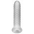 Fat Boy Checker Box - funda para pene (17cm) - blanco