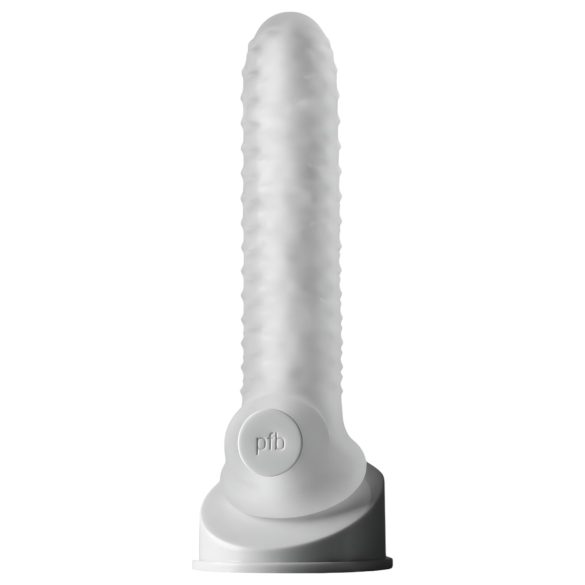 Fat Boy Checker Box - funda para pene - 19 cm - blanco