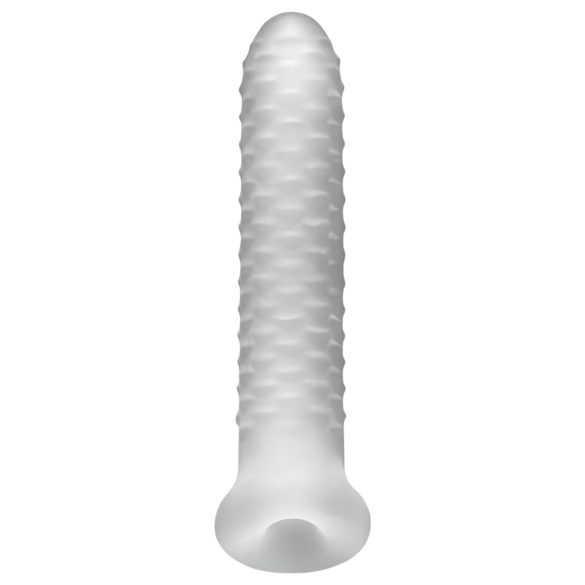 Fat Boy Checker Box - funda para pene - 19 cm - blanco