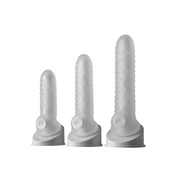 Fat Boy Checker Box - funda para pene - 19 cm - blanco