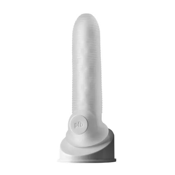 Perfect Fit - Fat Boy Micro Acanalado - funda para pene (17 cm, blanca)