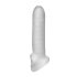 Fat Boy Micro Ribbed - funda peniana (17cm) - blanca