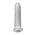 Fat Boy Micro Ribbed - funda peniana (17cm) - blanca