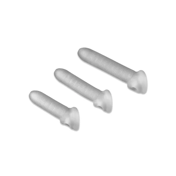 Perfect Fit - Fat Boy Micro Acanalado - funda para pene (17 cm, blanca)
