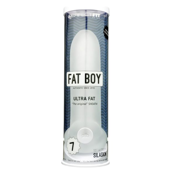 Fat Boy Original Ultra Aumento - funda para pene (19 cm) - blanco