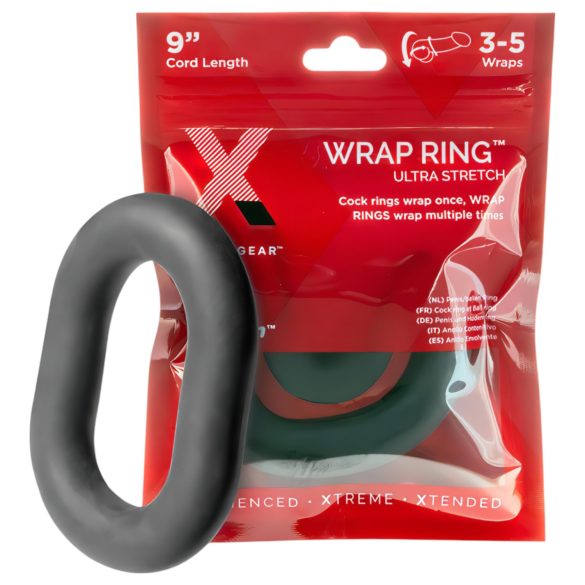 Perfect Fit Ultra Wrap 9 - anillo grueso para pene - negro (22 cm)
