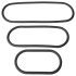 Perfect Fit Slim Wrap - set de anillos delgados para pene - negro (3 piezas)