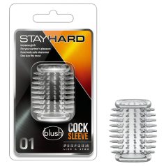 Stay Hard - anillo para pene con púas (transparente)