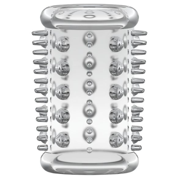 Stay Hard - anillo para pene con púas pequeñas - transparente