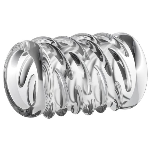 Stay Hard - funda pene texturizada - silicona transparente