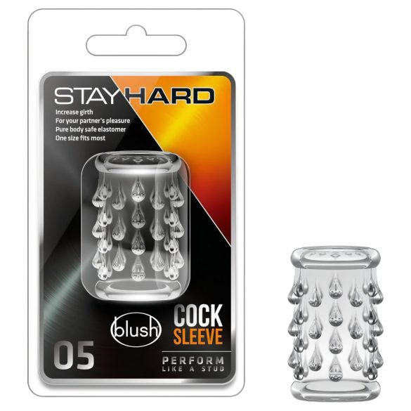 Stay Hard - Manguito para Pene con Bolas (Transparente)