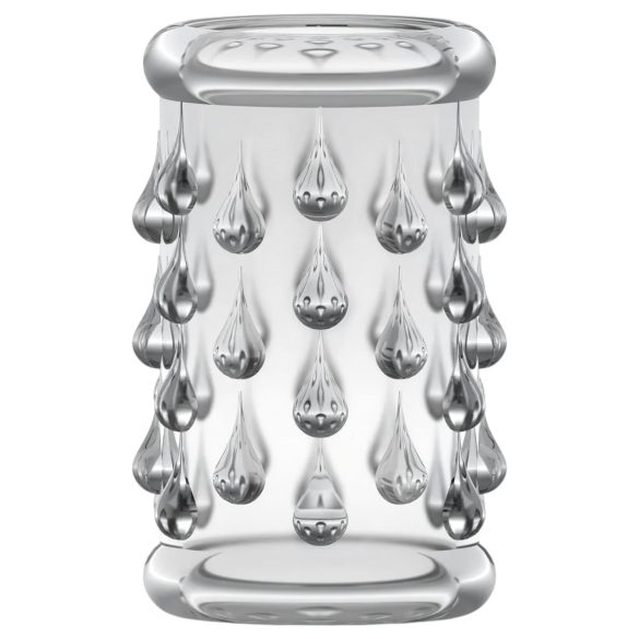 Stay Hard - anillo para pene con bolas - silicona transparente