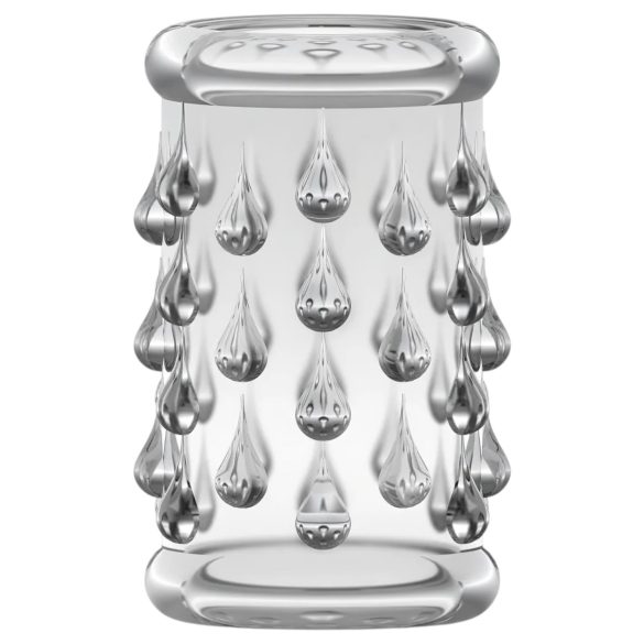 Stay Hard - anillo para pene con bolas - silicona transparente