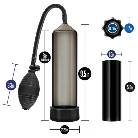 Quickie Kit - bomba de vacío para pene - grosor - set 4 piezas