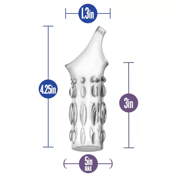 Performance - anillo para pene con funda - transparente