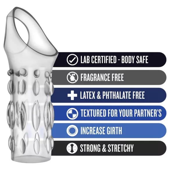 Performance - anillo para pene con funda - transparente