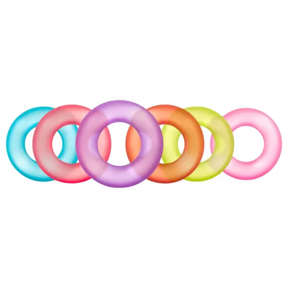 King of the Ring - set de anillos para pene - colores surtidos (6 uds)