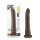 Dr. Skin 8,5 - Dildo realista con ventosa marrón (20,5cm)