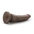 Dr. Skin 8,5 - Dildo realista con ventosa marrón (20,5cm)