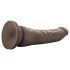 Dr. Skin 8,5 - Dildo realista con ventosa marrón (20,5cm)