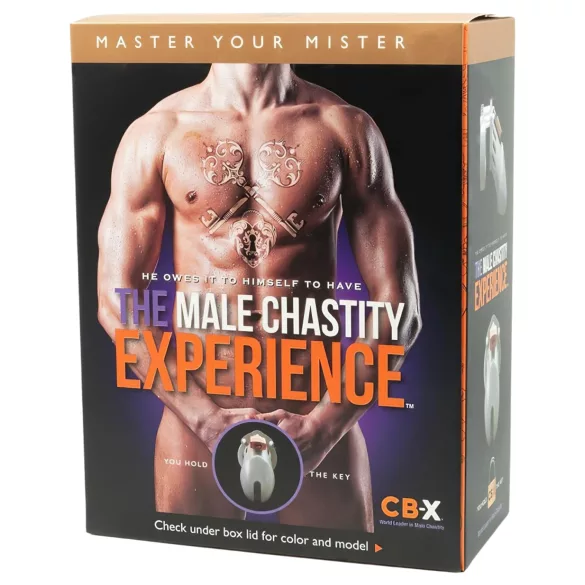 CB-6000 CB-X - jaula para pene con candado - negro