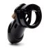 CB-6000 CB-X - lujoso jaula para pene con candado (negro)