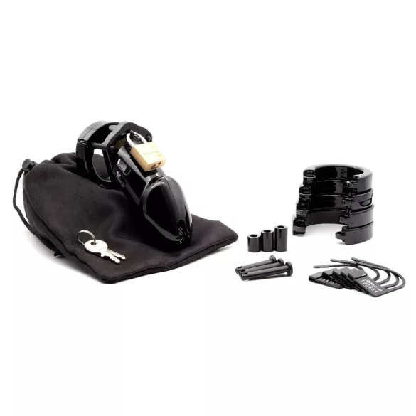 CB-6000 CB-X - jaula para pene con candado - negro
